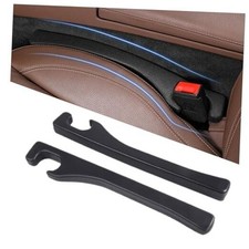 Car Seat Gap Filler 2 Pack, Universal Fit PU Leather Car Seat Gap Plug to Fill