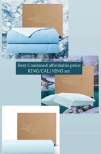 Evercool Bundle Set Of King Comforter King Flat Sheet 2 Cover Great DEAL