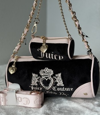 Juicy Couture Her Majesty Heritage Barrel Shoulder Bag Scottie