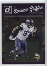 2016 Donruss Press Proof Silver 39/100 Everson Griffen #176 a3q