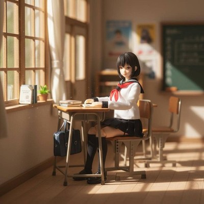 1/6 Schuluniform Set Sommerversion Actionfiguren Kleidung für Hobbyisten