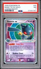 2006 POKEMON EX LEGEND MAKER #85 BANETTE EX-HOLO PSA 7 on eBay