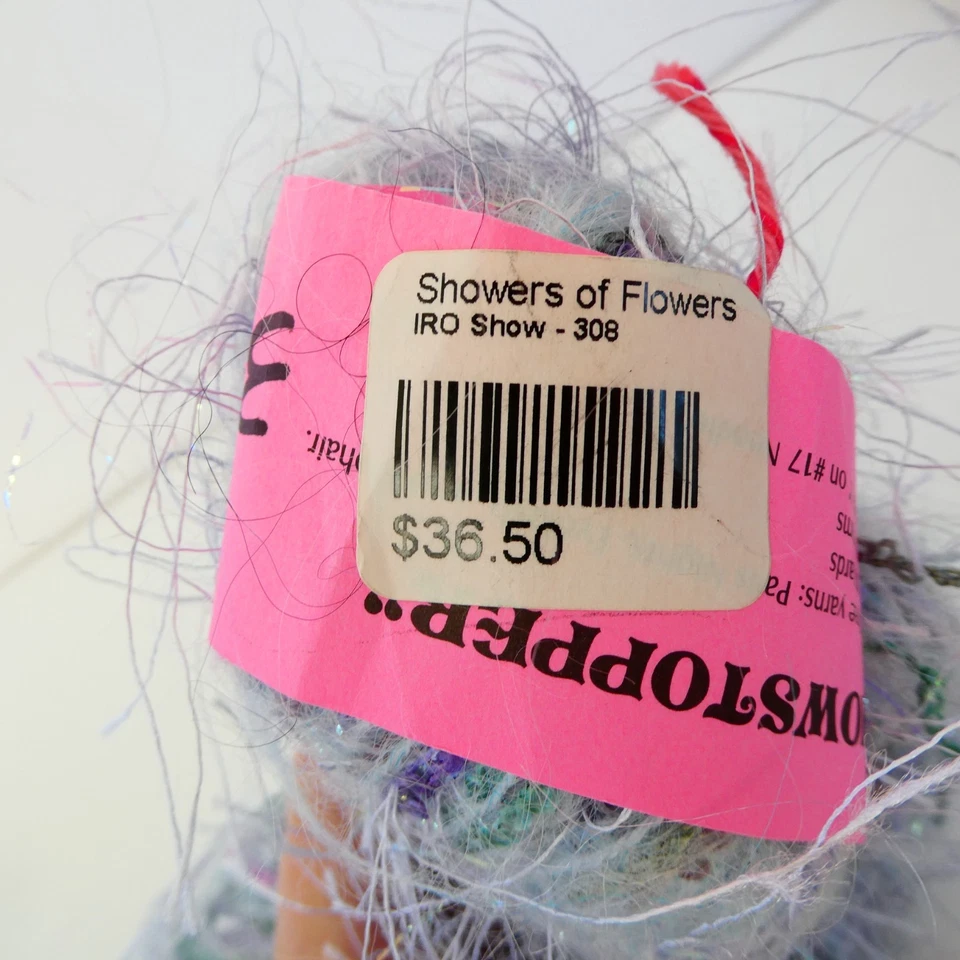 Ironstone Hilado Showstopper 308 Ducha de Flores 100yds 123g Gris Pastel Brillo Foto 4 de 4