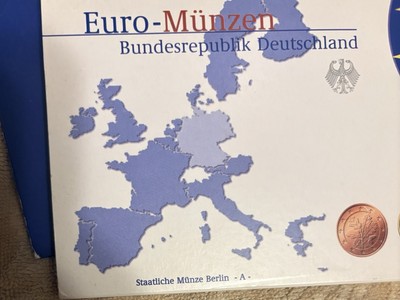 2004 GERMANY 8 Coin PROOF Euro SET 2 ; 1 ; 50;20 ;10;5 ;2 ;1 Cent Berlin A Mint