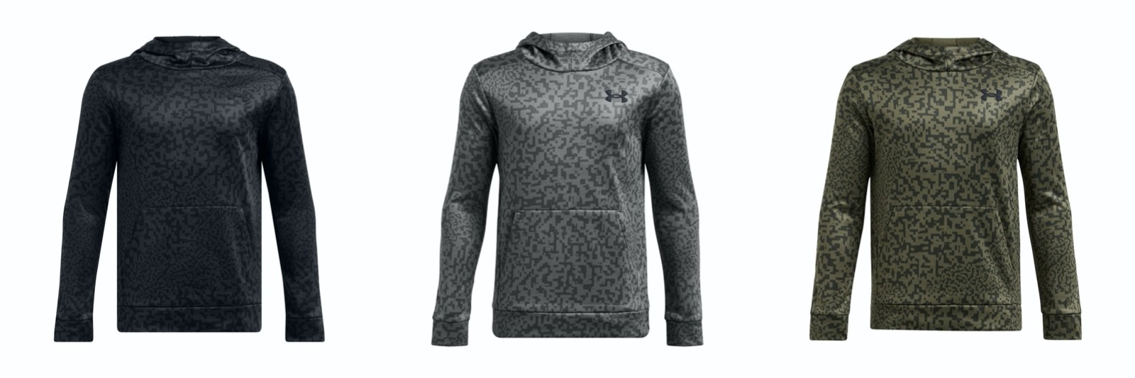 New Under Armour Boys Fleece Camo Print Hoodie Choose Size and Color MSRP $45