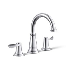 KOHLER Bellera 8 in. Widespread Double-Handle Bathroom Faucet in Polished Chrome