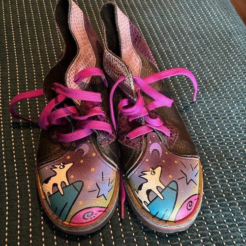 Size 7 Custom Hand Painted Shoes