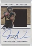 2021 National Treasures Collegiate Century Blue 23/49 Jamie Newman Auto 14dh