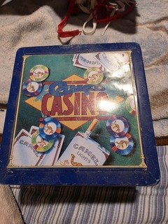 Vintage 1996 Camel Casino card game and Tin