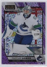 2023-24 O-Pee-Chee Platinum Violet Pixels 23/299 Thatcher Demko #49 u8k