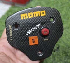 Rare Vintage Momo Momo F1 Concept Carbon Horn Button Spoon Sports