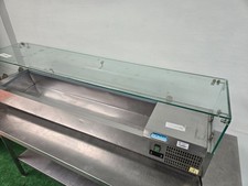 Polar G-Series G609 7 x 1/4GN Refrigerated Countertop Food Prep Display Topping