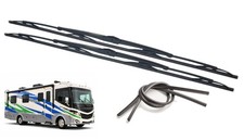 32 Inch Wiper Blade Pair for or Motorhome with large 12mm J Hook with 2 Rubber