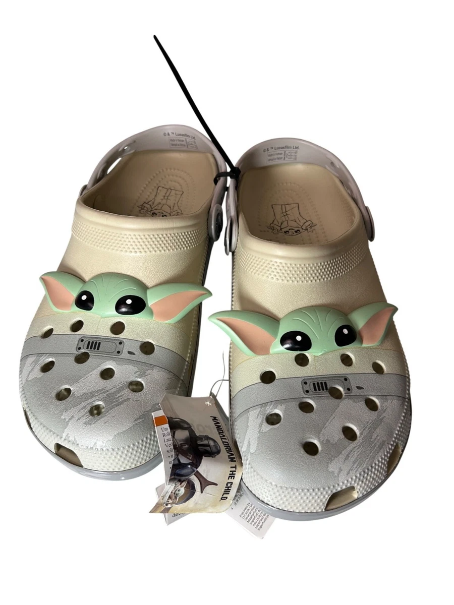 CROCS STAR WARS Classic Clogs Mens 12 Mandalorian Grogu  display picture 1