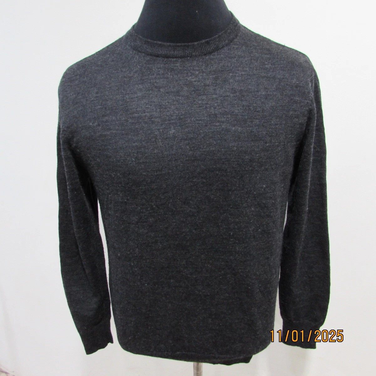 Royal Class Men’s Plain Crew Neck Jumper Wool Chest 42/44 Size L SKU Y18500