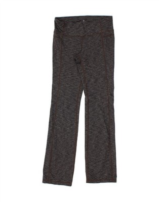 Athleta Damen Leggings UK 14 mittelgrau gefleckt Nylon AW12