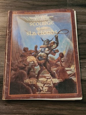 Advanced Dungeons & Dragons (AD&D) Scourge of the Slavelords Module A1-4 w/ Maps