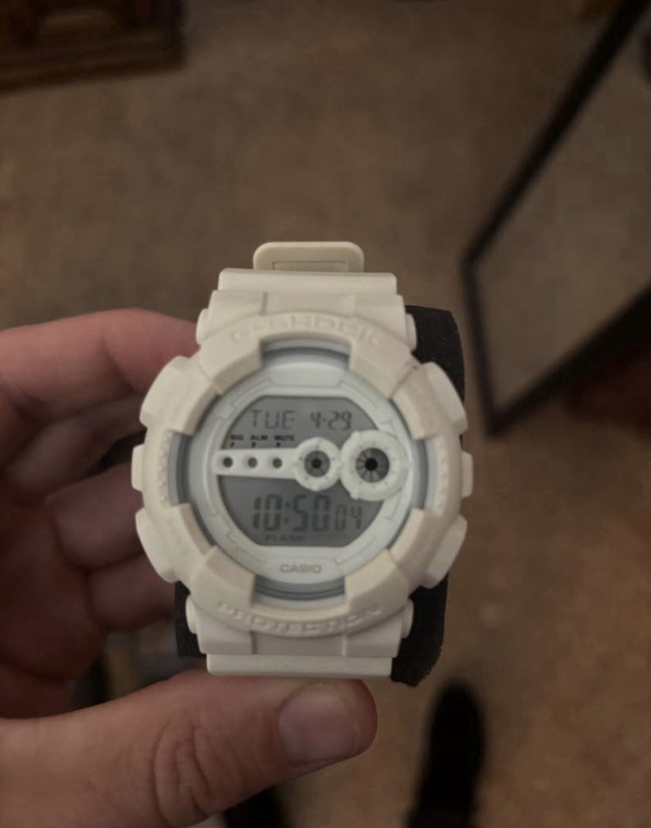 CASIO G-SHOCK White GD-100WW-7 | eBay