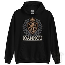 IOANNOU FANTASY COAT OF ARMS HOODIE novelty parody family name crest