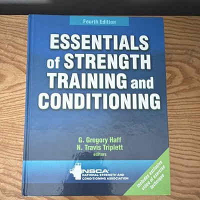 Essentials of Strength Training Fourth Edition Haff Triplett Hardcover Human Ki 