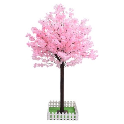 59/70in US STOCK Artificial Cherry Blossom Tree Sakura Tree Decor Cherry Blossom