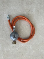 Propan, Butan 150 Cm Gasschlauch + 50 Mbar Druckminderer, Gasregler, Neu