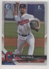 2018 Bowman Draft Chrome Refractor Nick Sandlin #BDC-34 ht2