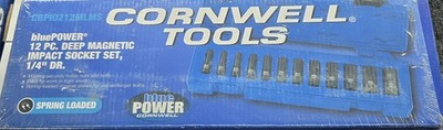 Cornwell CBPI0212MLMS - 12 Piece 1/4  Drive Cornwell  bluePOWER  Metric Deep Mag