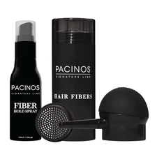 Pacinos Signature Line Hair Fiber Kit - Dark Brown. 1 KIT