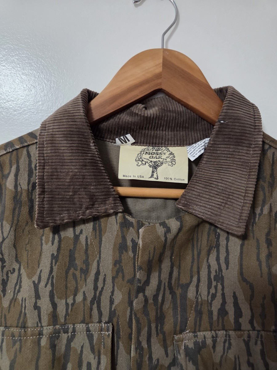 Mossy Oak Hill Country Corduroy Collar Men's Medium Vinyl Tag Can
