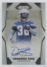 2017 Panini Prizm Rookie Auto Silver Prizm Desmond King #RA-DK Auto 03rx