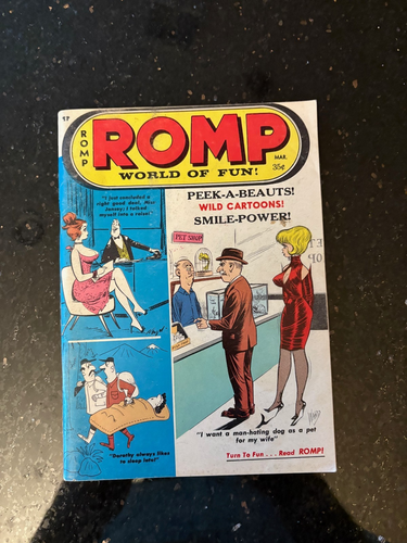 Humorama-ROMP-MARCH '69-BILL WARD-DAN DECARLO-BERG-MARGARET NOLAN-FINE ...