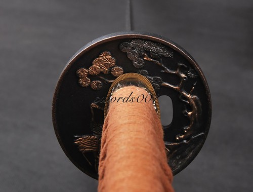 Damascus Folded Steel Katana Battle Ready Japanese Samurai Handmade Sharp Sword - Picture 9 of 12