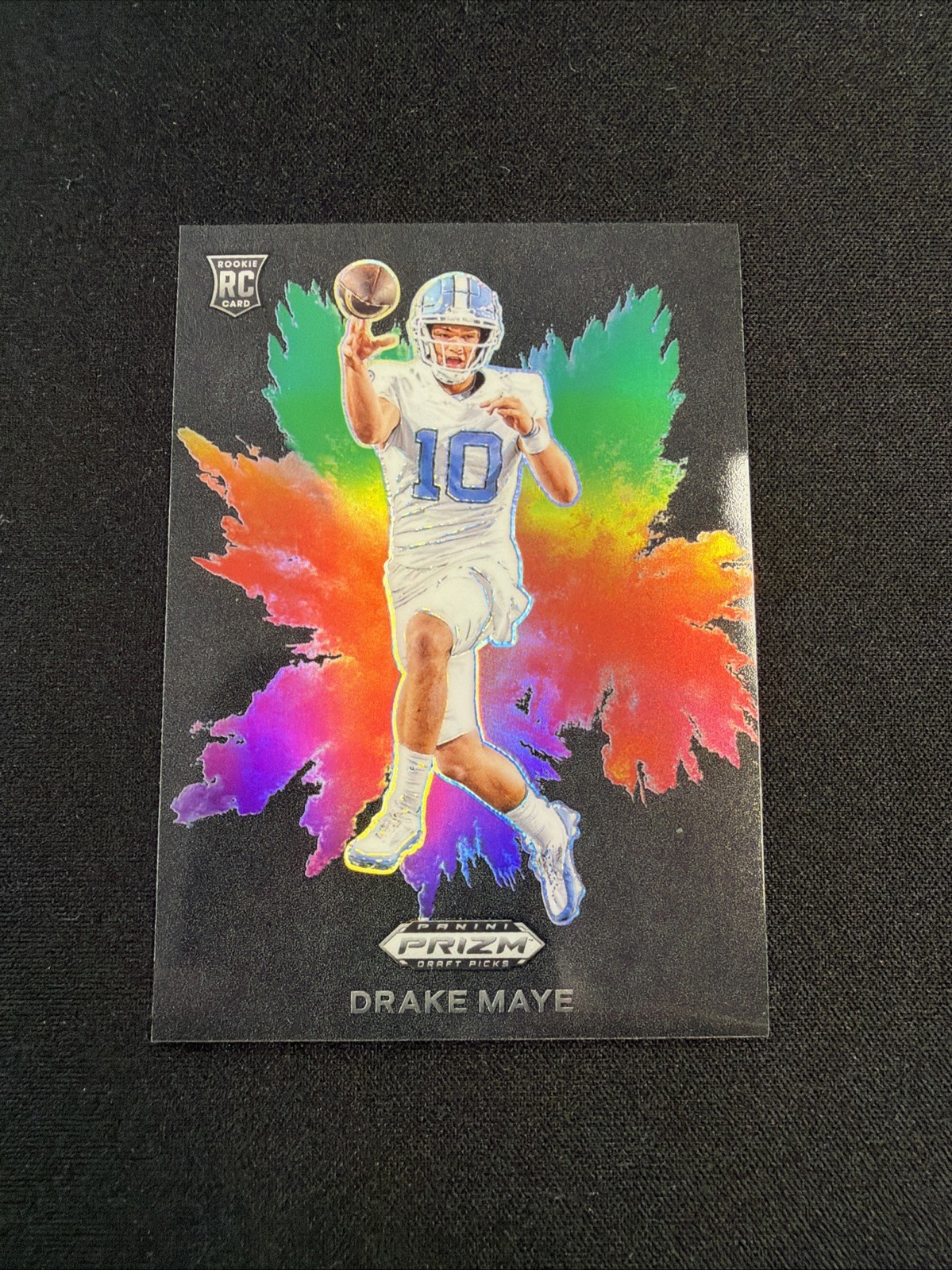 Drake Maye 2024 Prizm Draft Picks Black Color Blast #CB-4 Patriots SSP Case Hit