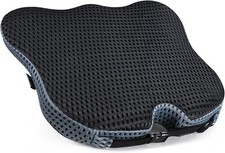 Memory Foam Car Seat Cushion - Wedge Design For Comfort Vision
