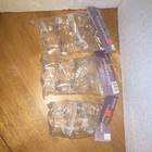 18 Clear Plastic Champagne Glasses, Round Design, 3 Six-Piece Sets  — photo 1