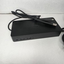 Dell D6000 USB-C USB 3.0 Docking Station Dock w/ 130W Power Adapter