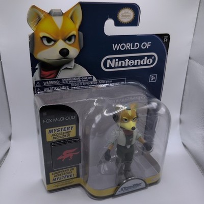 Star Fox World Of Nintendo Jakks Pacific Fox McCloud 4.25  Figure NIB 2015