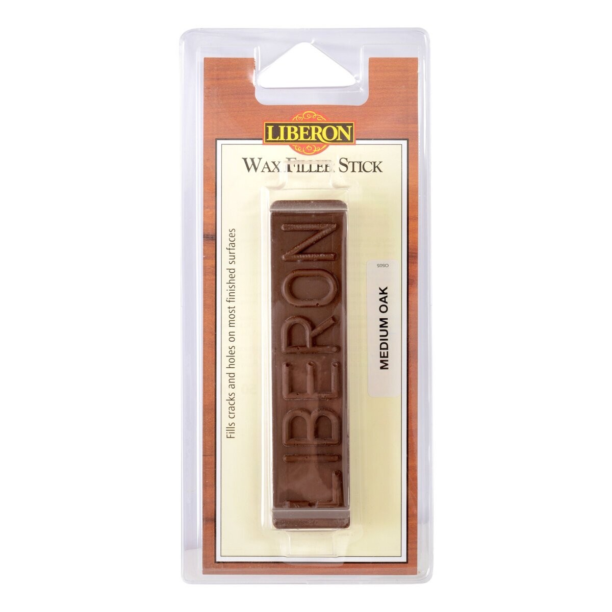 Medium Oak Wax Filler Stick (08) Liberon 50g Fill Small Holes Cracks & Scratches
