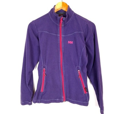 HELLY HANSEN POLARTEC Damen Fleecepullover Größe ~ S durchgehender Reißversch...