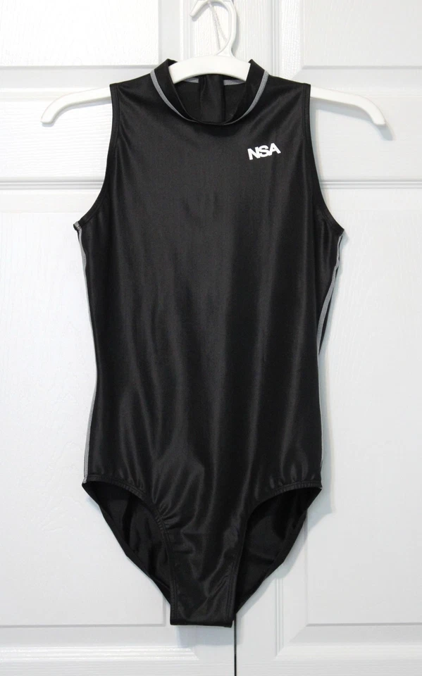 Traje de baño para mujer NSA Water Polo, talla XXXL/talla china, color negro Foto 4 de 4