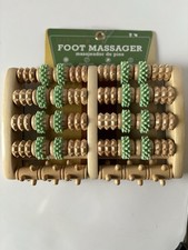 Wooden Roller Foot Massager Therapy, Pain Relief