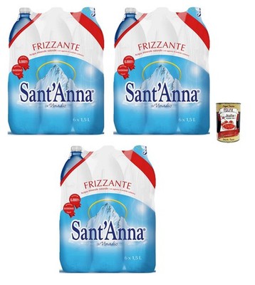 18x Sant'Anna Acqua Frizzante PET 1,5L+Polpa