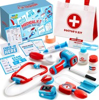 Doktor Set 16-Teiliges Rollenspiel Medizin Spielzeug Mit Stethoskop Tasche