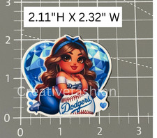 NEW Los Angeles Dodgers LA Dodgers Baseball Vinyl Sticker 89