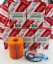 FITS LEXUS FACTORY OIL FILTER SET OF 5 04152-YZZA5