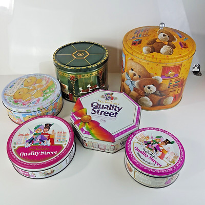 Nestlé Quality Street Metalldosen plus Forever Friends Hallmark UK und andere