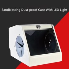 Dental Sandblasting Dust-proof Case with LED Light Sandblaster Dust Collector