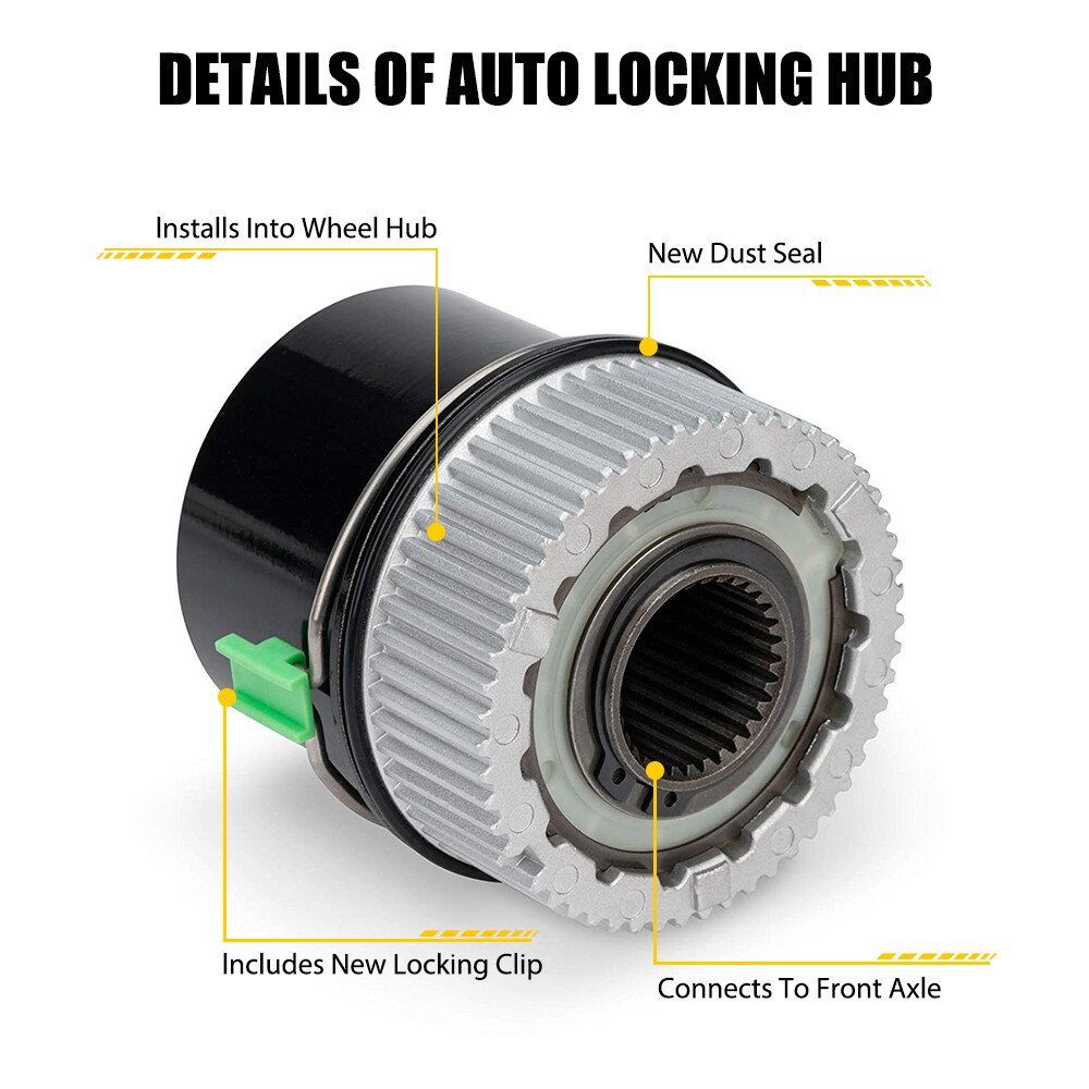 Front Automatic Locking Hubs Set 2PCS for Ford F250 F350 Super Duty