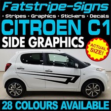 fits CITROEN C1 GRAPHICS STRIPES STICKERS DECALS VINYL VTi FEEL FLAIR FURIO